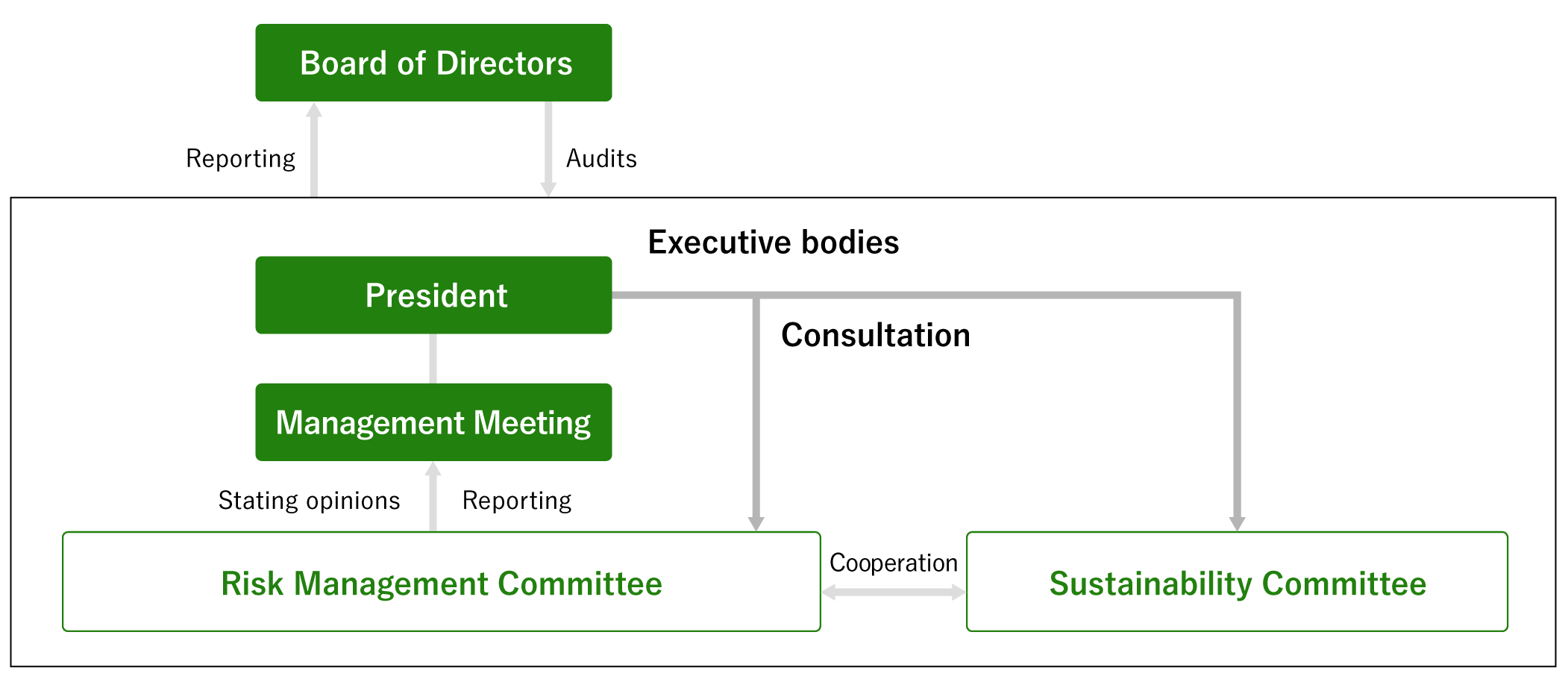 Sustainability Committee Structure